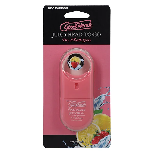GoodHead Juicy Head Dry Mouth Spray To-Go - Pink Lemonade 0.30oz