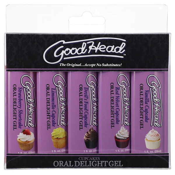 GoodHead Oral Delight Gel - Cupcakes 1oz 5PK