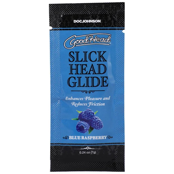 Goodhead - Slick Head Glide - Blue Raspberry - 0.24 Oz