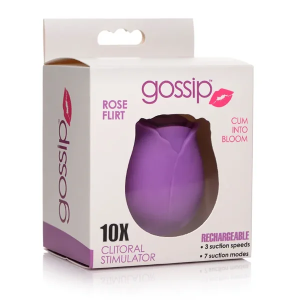 GOSSIP CUM INTO BLOOM CLITORAL VIBRATOR – ROSE FLIRT
