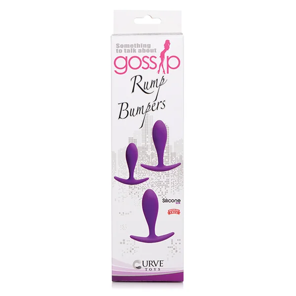 GOSSIP RUMP BUMPERS ANAL TRAINER SET VIOLET