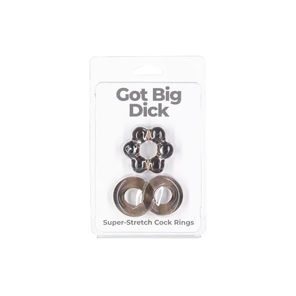 Got Big Dick 2pk Rings Smoke