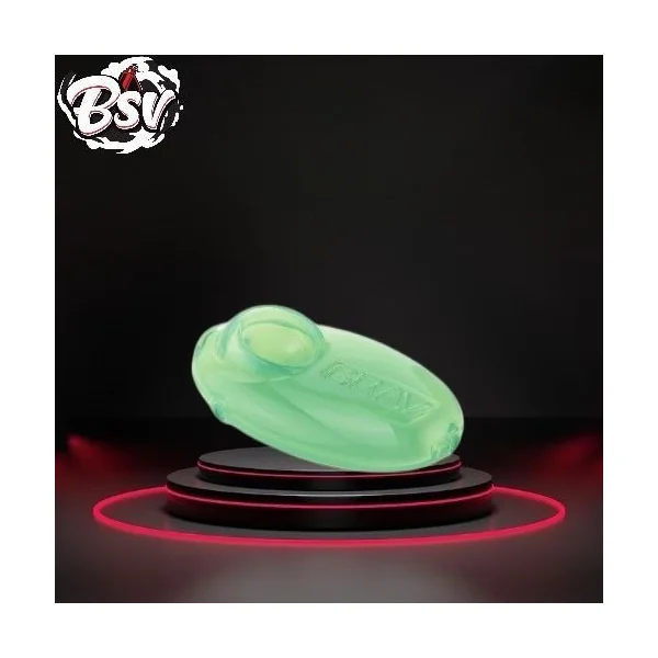 Grav Pebble Spoon Hand Pipe Mint Green