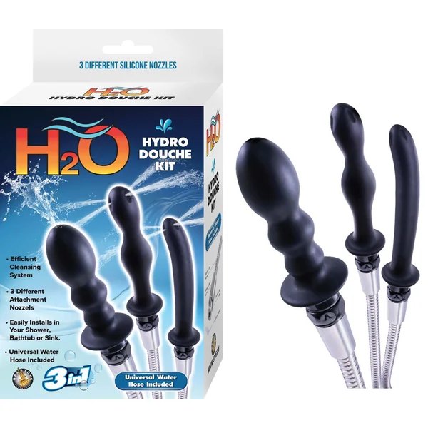 H2O HYDRO DOUCHE KIT BLACK