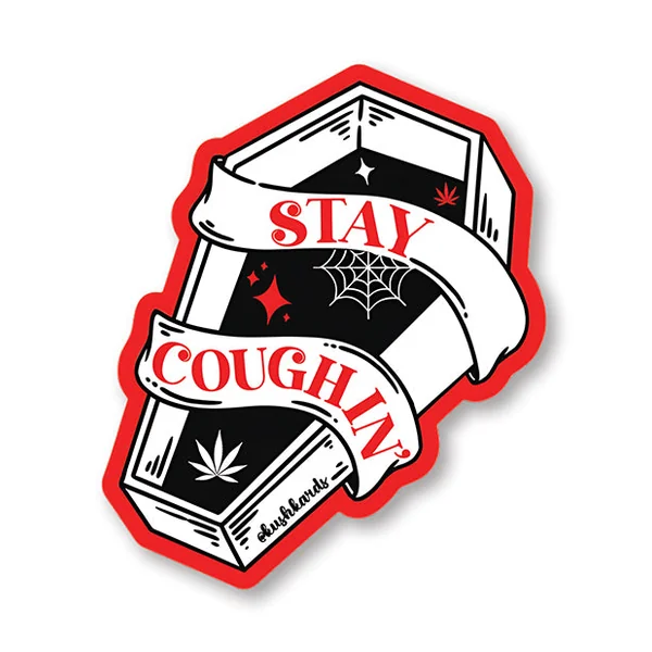 Halloween Stay Coughin Sticker - Pack of 3