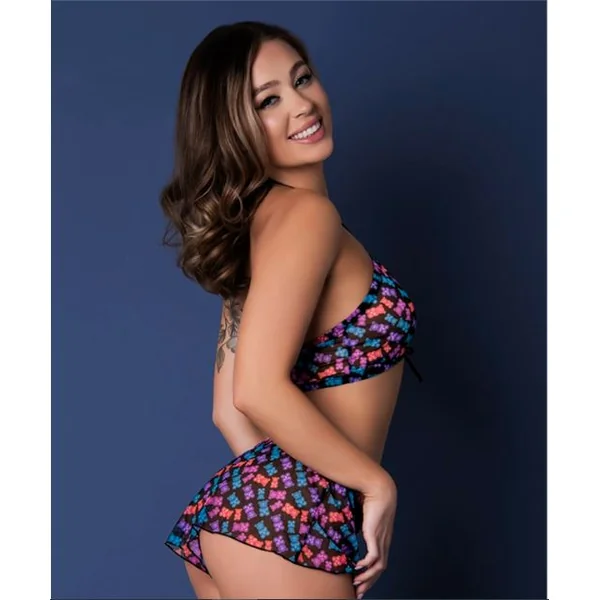 HALTER & HOT SHORT GUMMYBEAR S/M