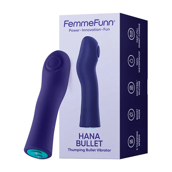 Hana Bullet Thumping Vibrator - Purple