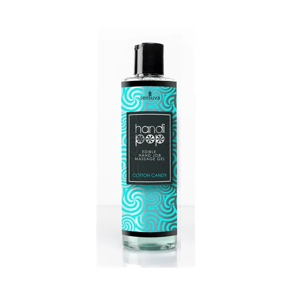 Handipop Edible Handjob Massage Gel - Cotton Candy - 4.2 Fl. Oz.