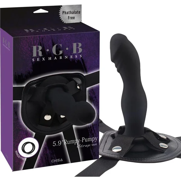 Harness - R.G.B - 5.9'' Rumpy-pumpy Strap-On