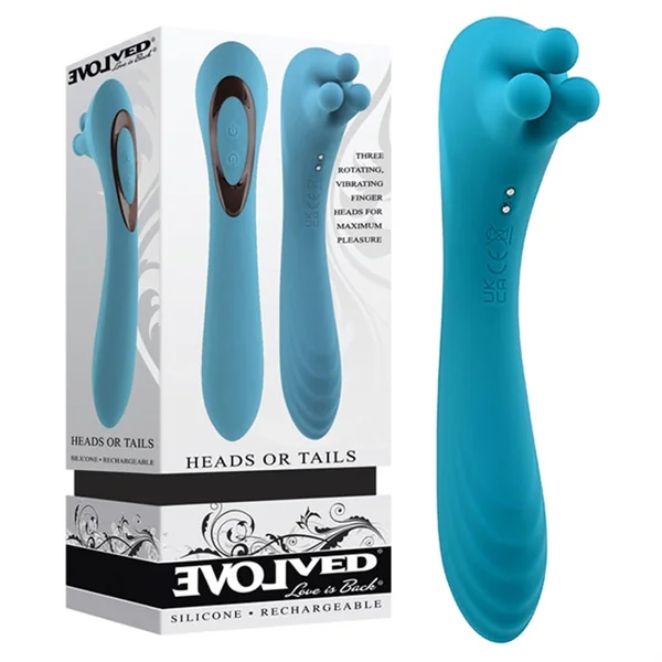 Heads or Tails Dual Ended Vibrator by Evolved