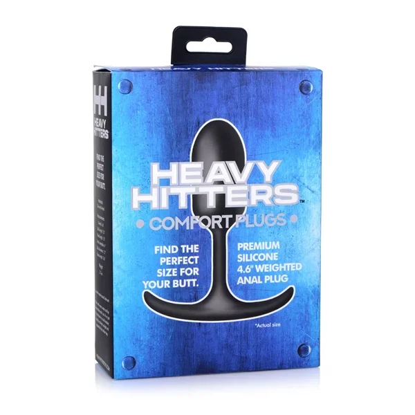 Heavy Hitters Comfort Plugs Premium Silicone 4.6″”Weighted Anal Plug