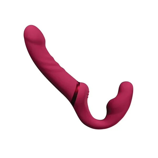 Hella Raw Lovense Lapis Vibrating Strapless Strap On – Pink