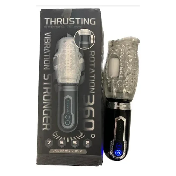 Hella Raw Thrusting Rotating Stroker (the Male Stroker 3)