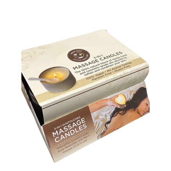 HEMP SEED HOLIDAY CANDLE DSP 12PC 6OZ