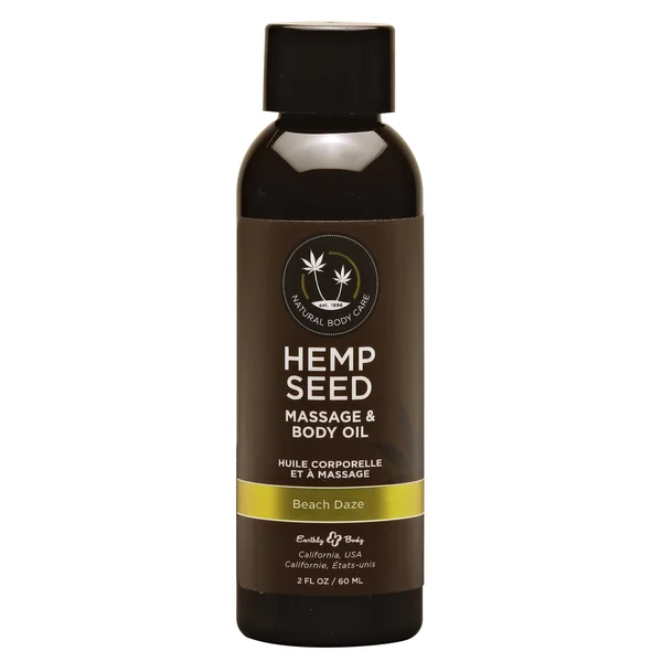 Hemp Seed Massage and Body Oil Beach Daze