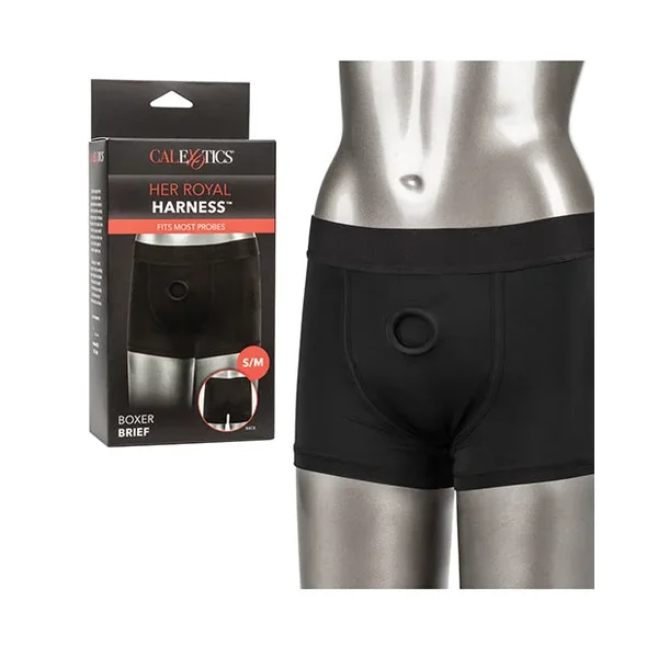 Her Royal Harness Boxer Brief – Black