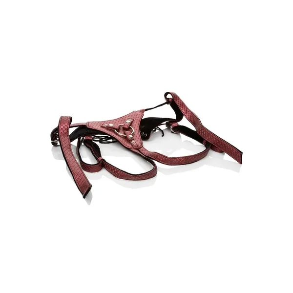 Her Royal Harness The Regal Queen Adjustable Harness – Red