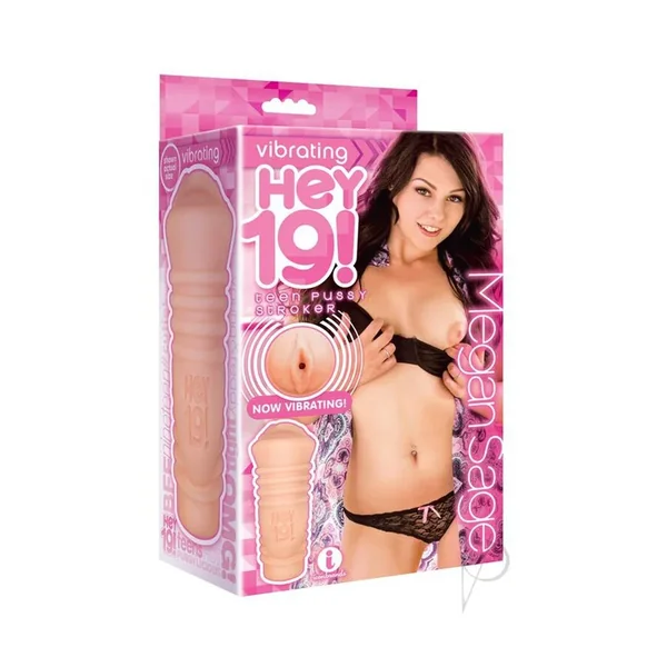 Hey 19 Vibrating Teen Realistic Pussy Masturbator Megan Sage Flesh