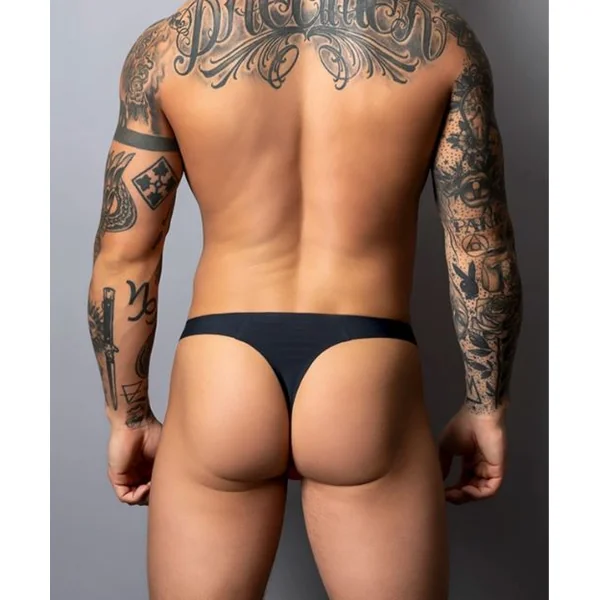 HOT MESH BONG THONG BLACK S/M