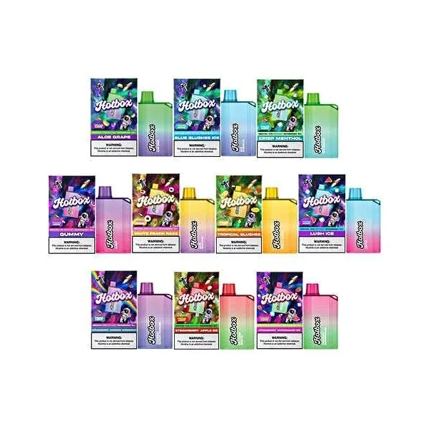 Hotbox Disposable 7500 Puffs White Gummy Ice