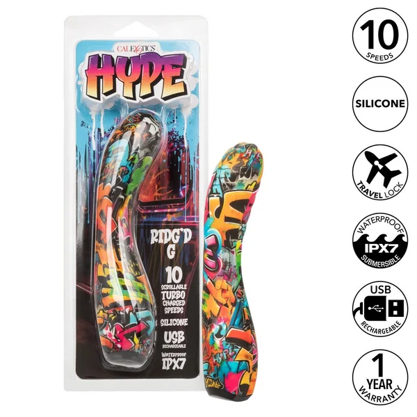 Hype Ridg'd G Vibrator 7" by Cal Exotics