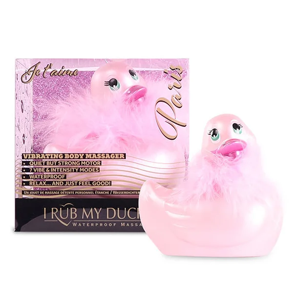 I rub my duckie 2.0 paris pink vibrating body massager paris sex toy