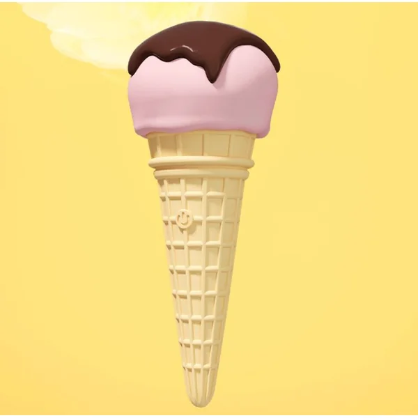 Ice cream-shaped female AV massager