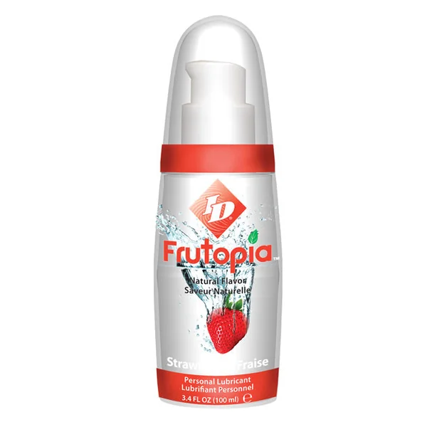 Id Frutopia Natural Lubricant - 3.4 Oz Strawberry