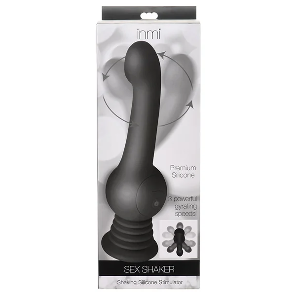 Inmi Sex Shaker Shaking Silicone Stimulator - Black
