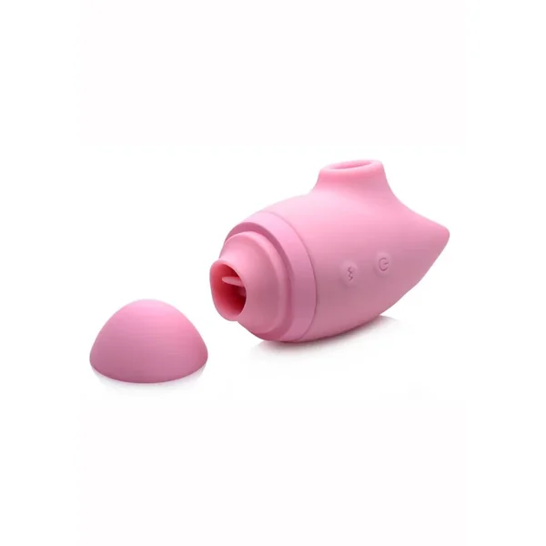 Inmi Shegasm Kitty Licker 5X Silicone Rechargeable Clit Stimulator – Pink