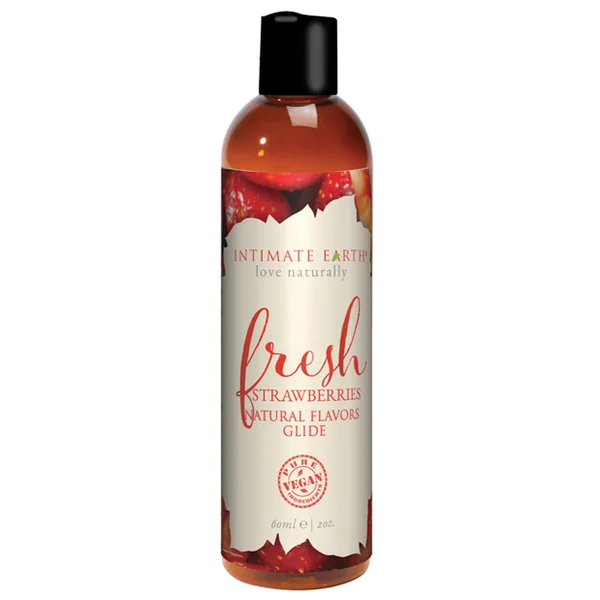 INTIMATE EARTH FRESH STRAWBERRIES GLIDE 2 OZ