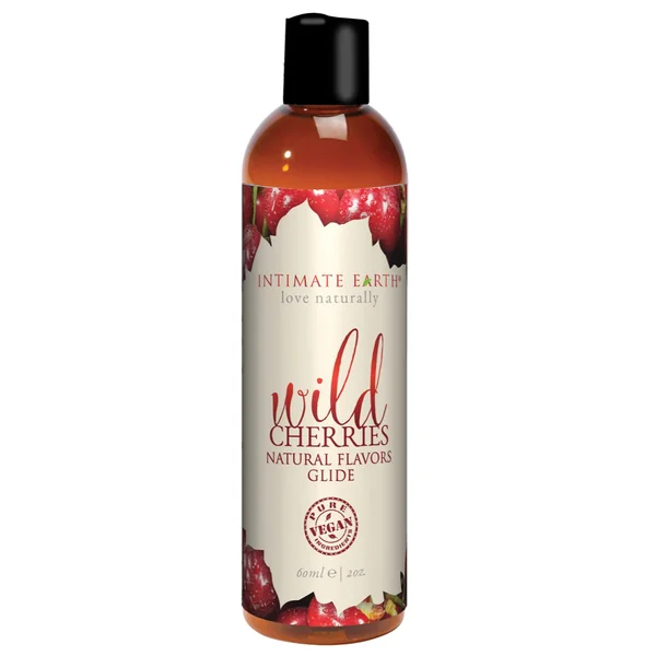 Intimate Earth Natural Flavors Glide - 60 Ml Wild Cherries