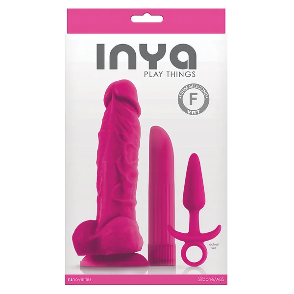 INYA Play Things Toy Set - Pink (3 Pack)