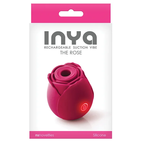 INYA The Rose Rechargeable Suction Vibe - Red