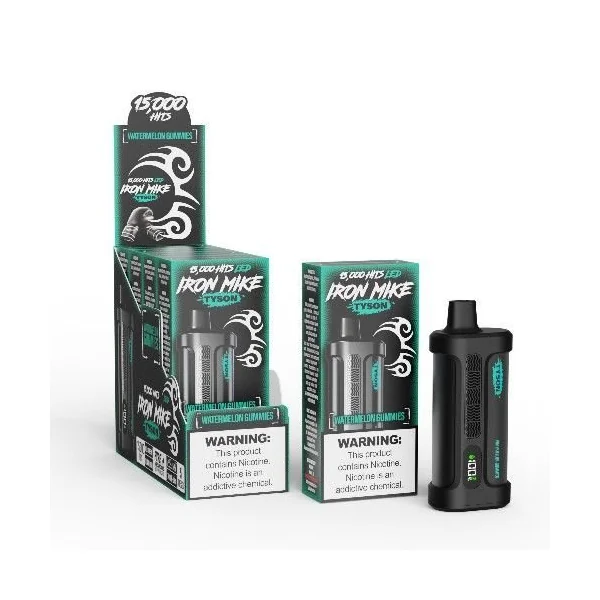 Iron Mike 15,000 Puff LED Disposable Mint Berry