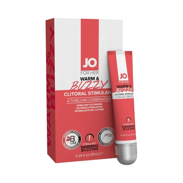 JO Warm & Buzzy Clitoral Stimulant 0.34 oz (10 mL)
