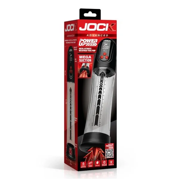 JOCK ADVANCED POWER UP DIGITAL AUTOMATIC/WATERPROOF PENIS PUM