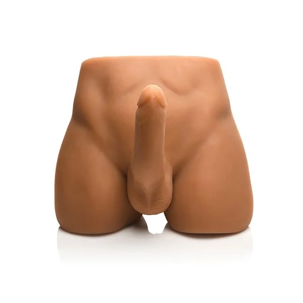 Jock Ass Masturbator With Poseable Dildo