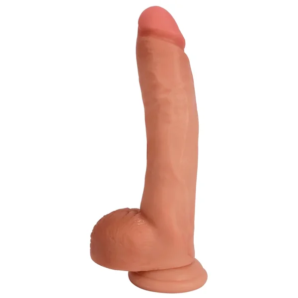 Jock Light Bareskin Dildo With Balls – 9 Inch