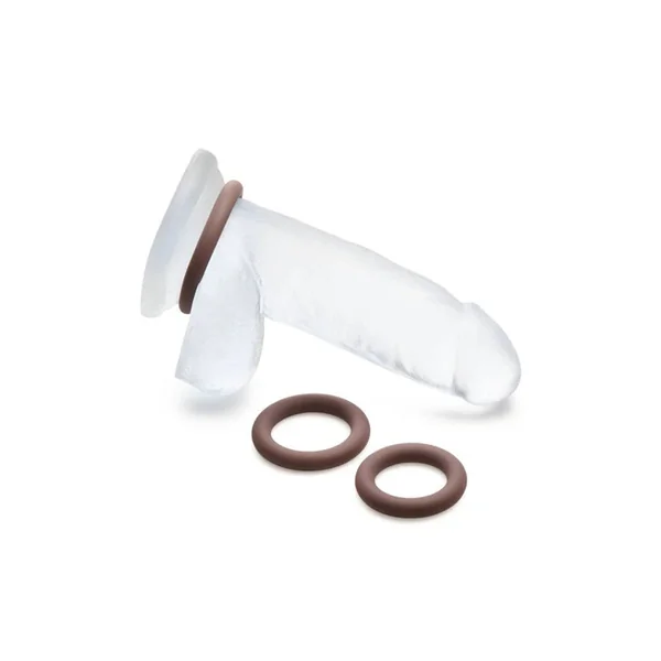 Jock Silicone Cock Ring Set of 3- Dark