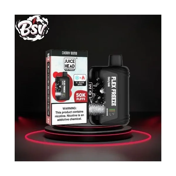 Juice Head Flex Freeze Disposable 50k Cherry Bomb