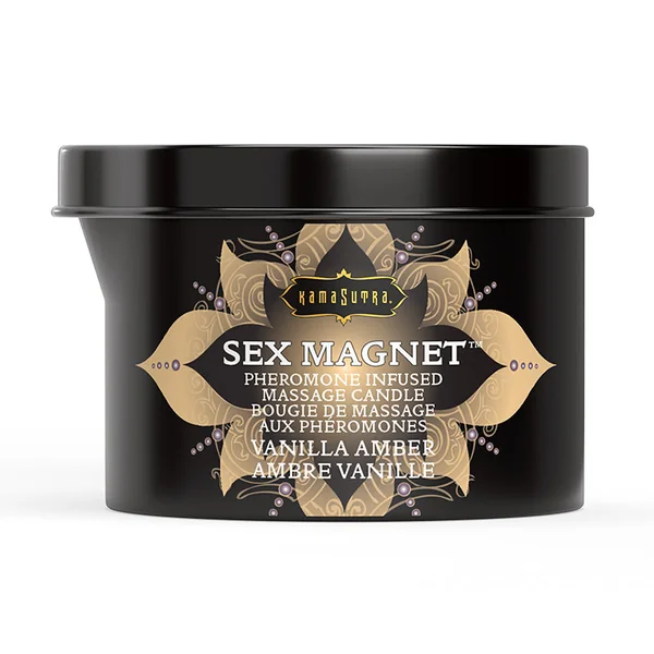 Kama Sutra Ignite Pheromone Massage Candle Sex Magnet Vanilla Amber