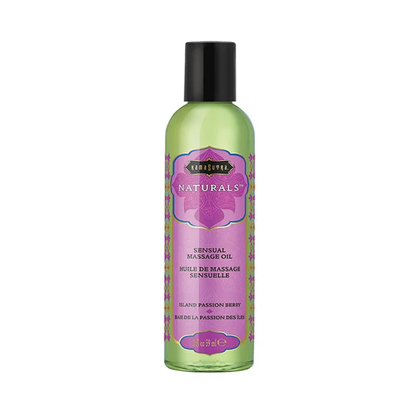 Kama Sutra Naturals Massage Oil - 2 Oz Island Passion Berry
