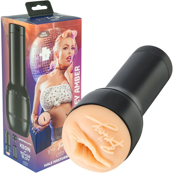 KIIROO Feel Britney Pussy Stroker - Britney Amber Penis Masturbator