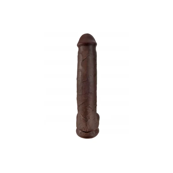 KING COCK 15 IN COCK W/BALLS BROWN