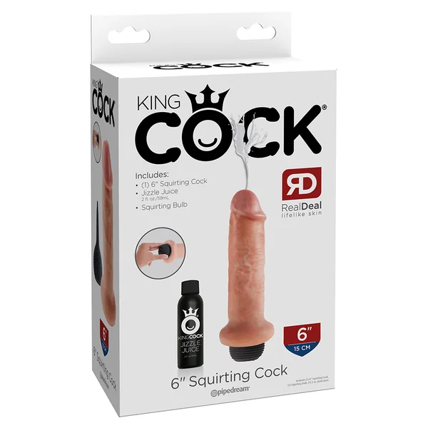 King Cock – 6″ Squirting Cock
