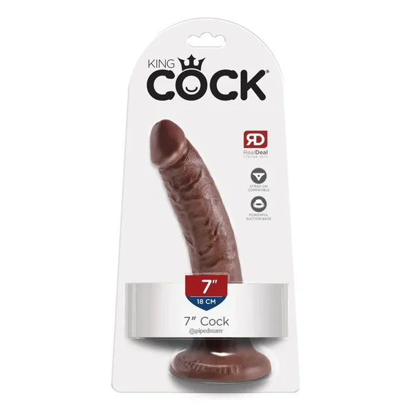King Cock 7″ Cock Brown