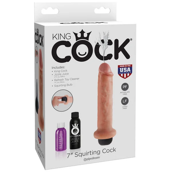 "King Cock 7"" Squirting Cock"