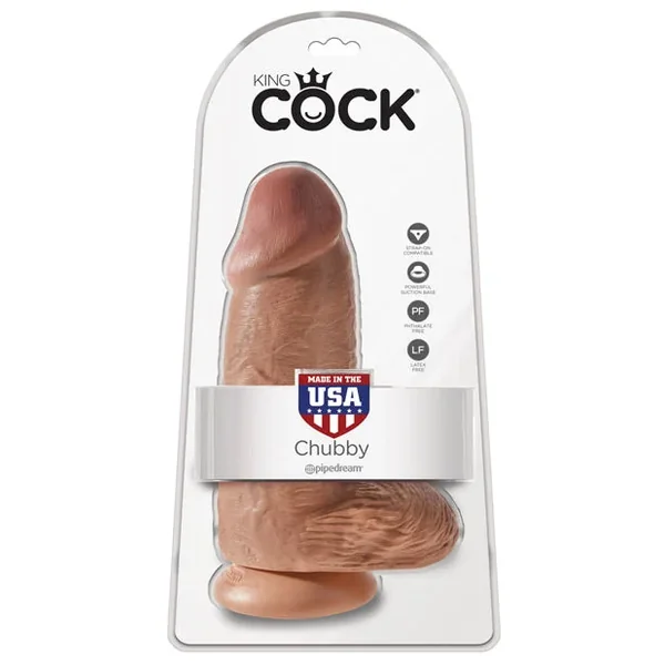 King Cock 9″ Chubby – Tan