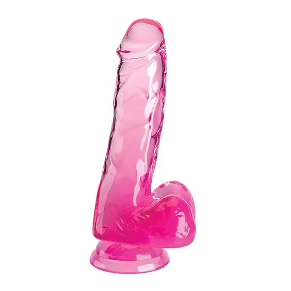 King Cock Clear 6 Inch Cock With Balls